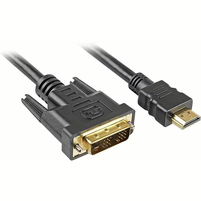 Product Καλώδιο HDMI Sharkoon -> DVI-D (18+1) 2m Black base image