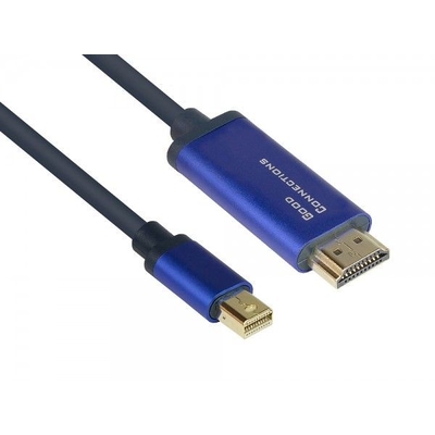 Product Καλώδιο miniDisplayPort Goodconnections MDP1.4-St.-HDMI2.0-St. Blue 3m base image