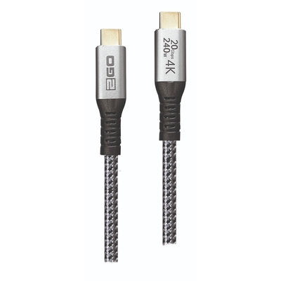 Product Καλώδιο USB 2GO fast charging USB-C 240W 20Gbps Thunderbolt 3 2m base image