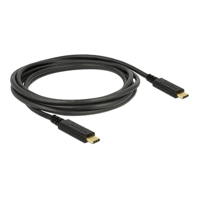Product Καλώδιο USB Delock 3.1 Gen1 C > C E-Marker 3A 2.0m Black base image