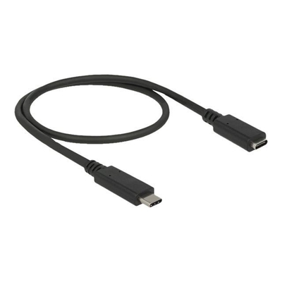 Product Καλώδιο USB Delock Extension USB/C St > Bu SuperSpeed 0.5m schwa base image