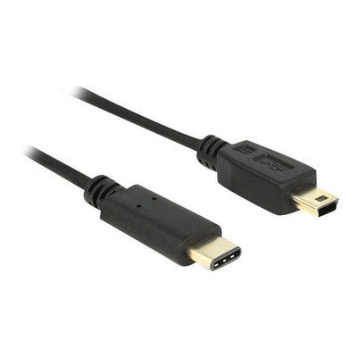 Product Καλώδιο USB Delock USB-C -> Mini-B M/M 2m Black base image