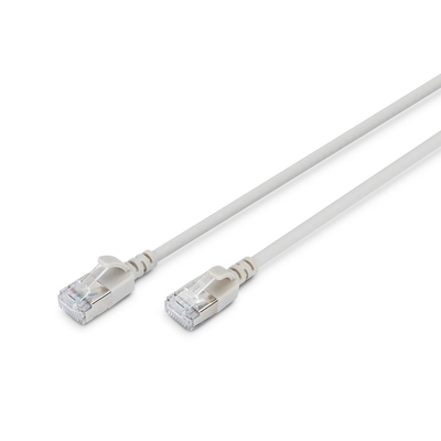 Product Καλώδιο Δικτύου Digitus CAT 6A F/FTP Slim 0,50m Gray base image