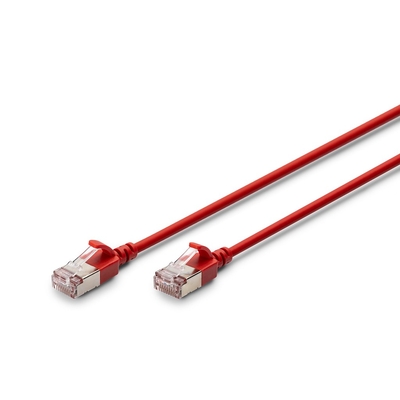 Product Καλώδιο Δικτύου Digitus CAT 6A F/FTP Slim 2,00m Red base image