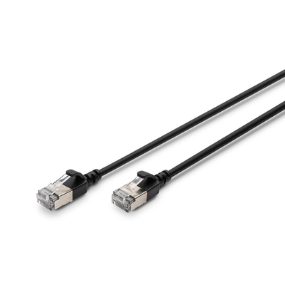 Product Καλώδιο Δικτύου Digitus CAT 6A F/FTP Slim 3,00m Black base image