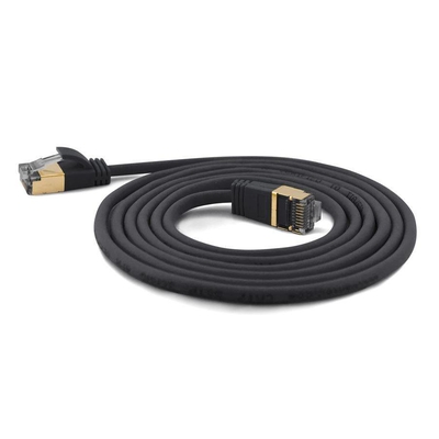 Product Καλώδιο Δικτύου Wantec SSTP CAT7 Ste. CAT6a d=4mm 0,10m Black base image