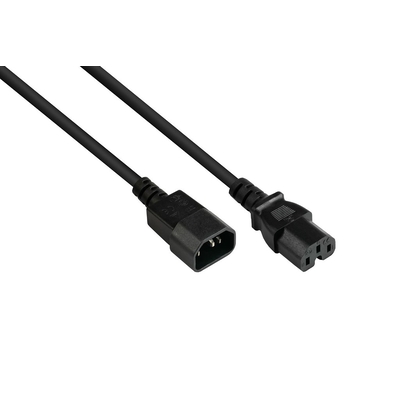 Product Καλώδιο Τροφοδοσίας Goodconnections cold-heat device cable C14 to C15 black 5m base image