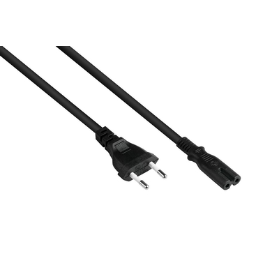 Product Καλώδιο Τροφοδοσίας Goodconnections Euro to C7/Euro 8 Bu. schw. 5m base image