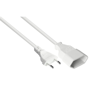 Product Καλώδιο Τροφοδοσίας Goodconnections Euro-extension White 1m base image