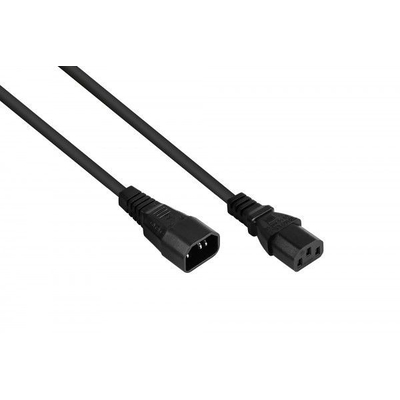 Product Καλώδιο Τροφοδοσίας Kabelmeister cold device Plug C14/C13 schw. 0,5m base image