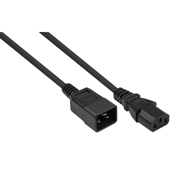 Product Καλώδιο Τροφοδοσίας Kabelmeister IEC C20 to C13 schw. 0,5m base image