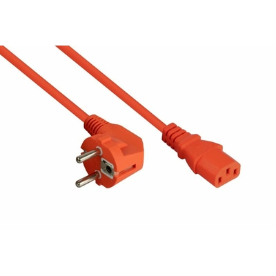 Product Καλώδιο Τροφοδοσίας Kabelmeister protective-St. (90° gew.) to C13 Orange 10m base image