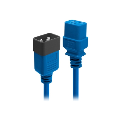Product Καλώδιο Τροφοδοσίας Lindy IEC-extension C19 to C20 Blue 2m extern bulk base image