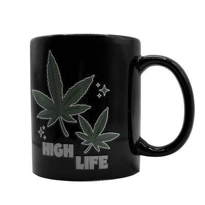 Product Κούπα Mad Monkey - Tasse "High Life Weed" - with color change base image
