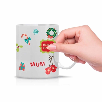 Product Κούπα Thumbs up! Tasse "Make a Christmas Mug" Stick 350ml White base image