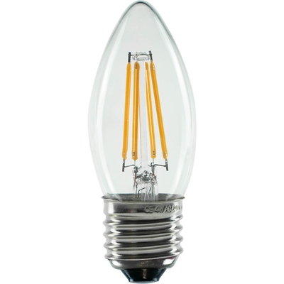 Product Λάμπα LED Segula candle clear E27 3,2W 270Lm 2700K dimmable base image