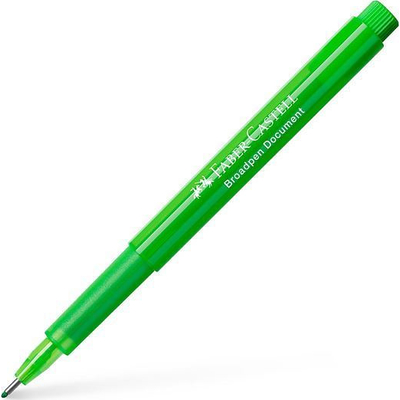 Product Μαρκαδόροι Faber-Castell fiber Broadpen Doc light Green 10er base image