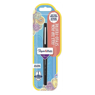 Product Μαρκαδόροι Papermate fiber Flair M 1er Blister Black base image