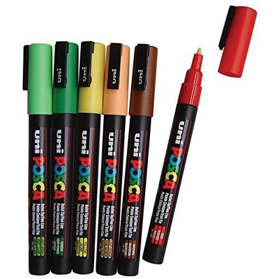 Product Μαρκαδόροι Posca Marker UNI PC-5M 8er Set Grundf. base image