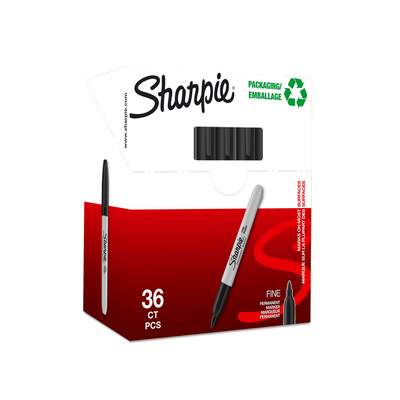 Product Μαρκαδόροι Sharpie Marker Fine bullet tip 32+4 value pack base image