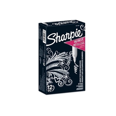 Product Μαρκαδόροι Sharpie Metallic Marker 1.4mm Silver 12 pieces in box base image