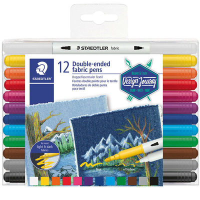 Product Μαρκαδόροι Staedtler Fasermaler D.spitze textil 12ST base image
