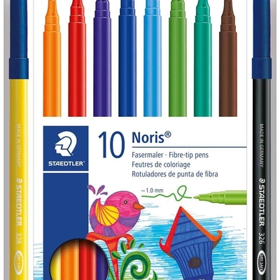 Product Μαρκαδόροι Staedtler Fasermaler Noris 10er-Set im cardboard 1mm base image