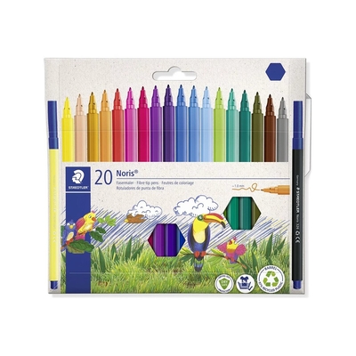 Product Μαρκαδόροι Staedtler Fasermaler Noris 20er-Set im cardboard 1mm base image