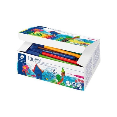 Product Μαρκαδόροι Staedtler Fasermaler Noris Club 100er Schulbox Set base image