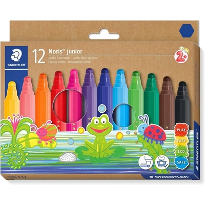 Product Μαρκαδόροι Staedtler Fasermaler Noris junior Jumbo 12er-Set base image