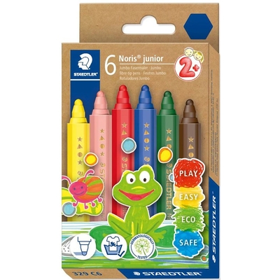 Product Μαρκαδόροι Staedtler Fasermaler Noris junior Jumbo 6er-Set base image