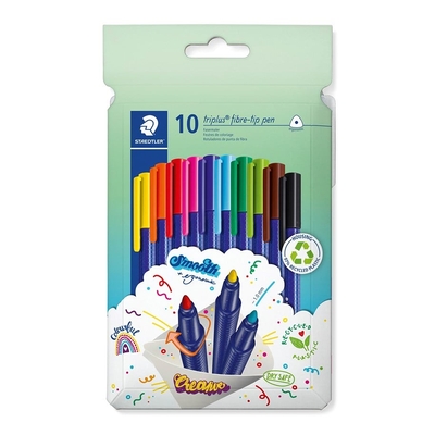 Product Μαρκαδόροι Staedtler Fasermaler triplus color rPP 10St base image