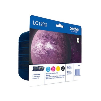 Product Μελάνι Brother LC-1220VALBP Blister color base image