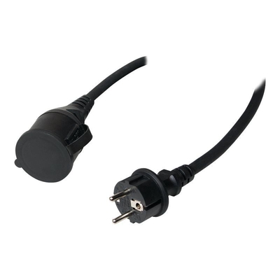 Product Μπαλαντέζα Logilink Strom-Extension 5m Black base image