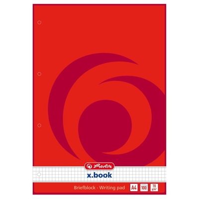Product Μπλοκ Σχεδίου Herlitz letter pad A4 100 sheets kariert 4-Loch geleimt base image