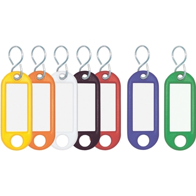 Product Μπρελόκ Wedo key rings with S-hook for assorted pack of 100 base image