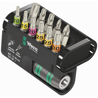Product Μύτες Κατσαβιδιού Wera Bit-Check 12 Wood TORX HF 1 base image
