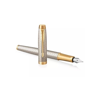 Product Πένα Γραφής Parker Fountain IM Premium Warm Silver F Blue Gift Box base image