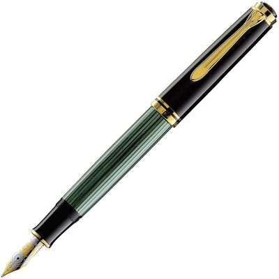 Product Πένα Γραφής Pelikan Fountain M1000 Black-Green B Gift Box base image