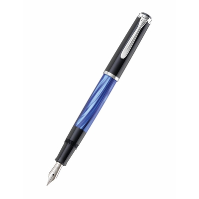 Product Πένα Γραφής Pelikan Fountain M205 Blue-Marm. M Gift Box base image
