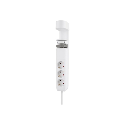Product Πολύπριζο Neomounts STE 3-way table socket clamp 1xUSB-A 2xUSB-C white base image