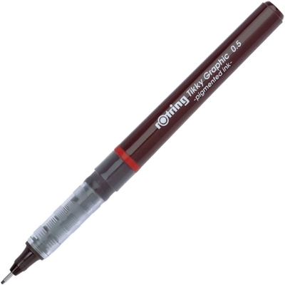 Product Ραπιδογράφος Rotring Feinfiber Tikky Graphic 0,5mm Black 1 Stk base image