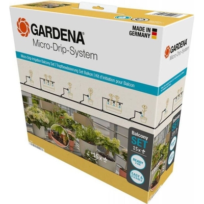 Product Σετ Αυτόματου Ποτίσματος Gardena MDS drip irrigation set balcony (15 plants) base image
