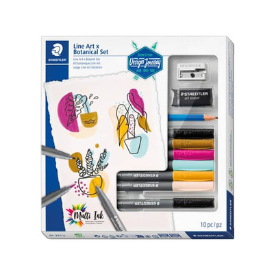 Product Σετ Γραφικής Ύλης Staedtler "Design Journey" LineArt & Botanical Set 10-teilig base image