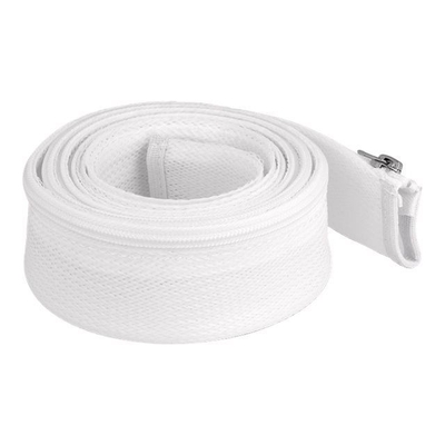 Product Σπιράλ Καλωδίων Delock braided sleeving with zipper 2 mx 50 mm white base image