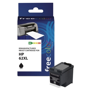 Product Συμβατό Μελάνι Freecolor HP 62XL Black remanufactured base image