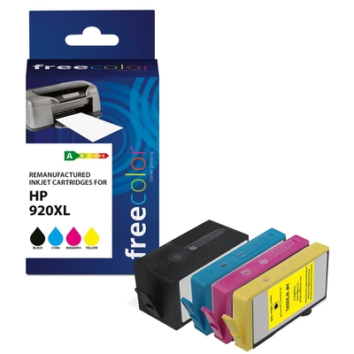Product Συμβατό Μελάνι Freecolor HP 920XL color BK/C/M/Y remanufactured base image