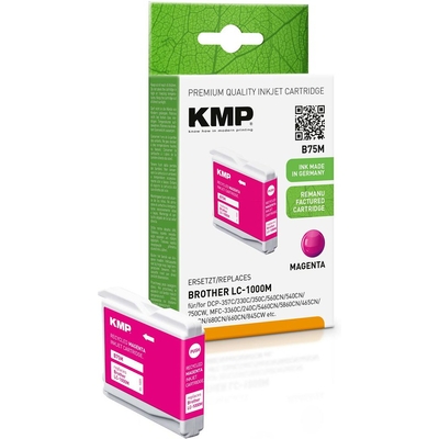 Product Συμβατό Μελάνι KMP Brother LC-1000M LC51M 400 S. Magenta remanufactured base image
