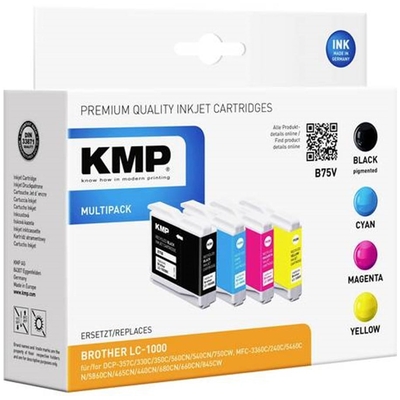 Product Συμβατό Μελάνι KMP Brother LC-1000VAL Multip. 400-500S. B75V base image