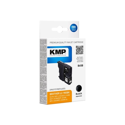 Product Συμβατό Μελάνι KMP Brother LC-985Bk Black 300 S. B65B base image